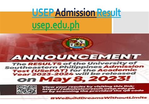 usep admission result|[𝐑𝐄𝐒𝐔𝐋𝐓𝐒 𝐀𝐑𝐄 .